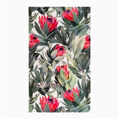 Полотенце «Этель» Flowers, 40×73 см, 100% хлопок, саржа 190 г/м²