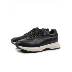 03-A970-1 BLACK Кроссовки женские (натуральная кожа)