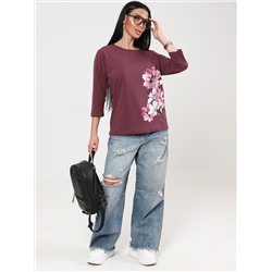 Мимулус - футболка лиловый