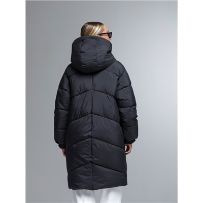 Пуховик женский черный