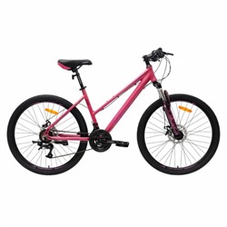 Велосипед 26" рама 17" 21sp COMIRON SAKURA розовый