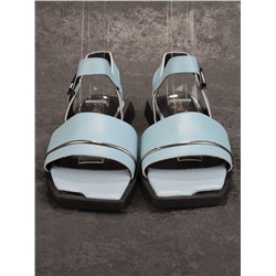 08-PEY183-5 LIGHT BLUE Босоножки женские (натуральная кожа)