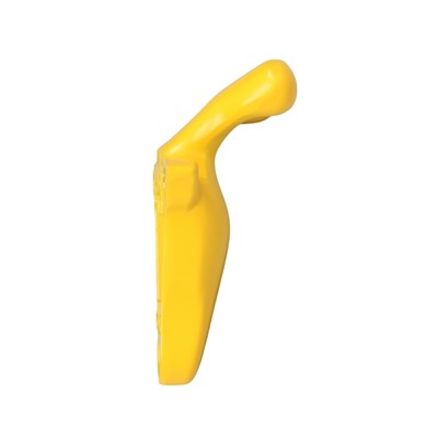 Крючок мебельный CAPPIO GIRAFFE, двухрожковый, цвет желтый