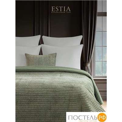 Estia ЭЛА зелен. Покрывало 240х260, 1 пр., 100% полиэстер