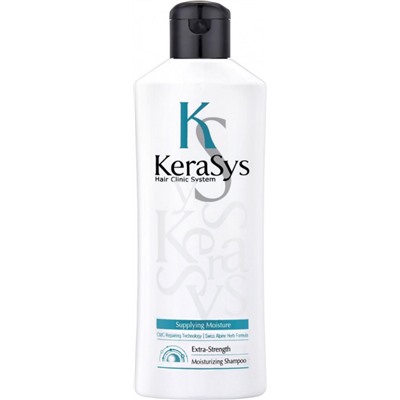 KeraSys Шампунь увлажн. д/сух. ломк. вьющ. волос 180мл 288900