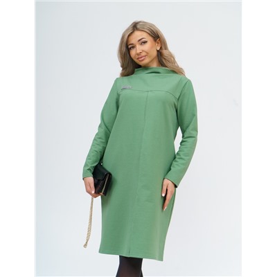 854 Платье "олива"