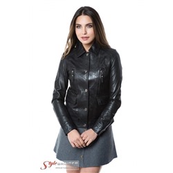 Куртка кожаная ARBEX F141 black