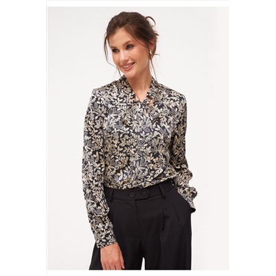 Блуза KaVaRi 4015 черный_принт