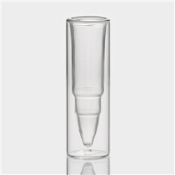 Стопки-шоты Magistro «Пуля», 30 мл, 3.5×11 см, с двойными стенками, набор 6 шт., стекло, прозрачные