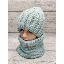 Шапка со снудом женская 105349