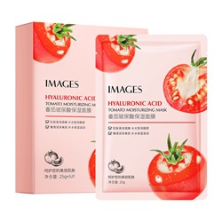 *IMAGES HYALURONIC ACID TOMATO Увлажняющая маска–салфетка с экстрактом томата,25г (Срок до 01.2026)