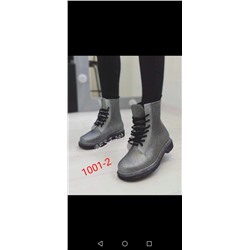 Маша 1001-1(1001-5)Z Ботинки женские чер-серебр резина, съемный носок из байки