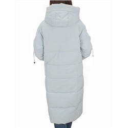 H303 BLUE Пальто зимнее женское (200 гр. холлофайбер)
