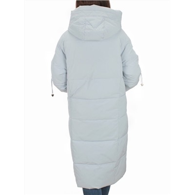 H303 BLUE Пальто зимнее женское (200 гр. холлофайбер)