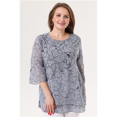 Блузка женская  7024/25/Серый