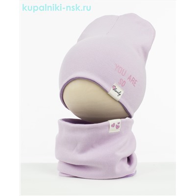 02-80-CT Комплект (шапка+снуд) (52-54)