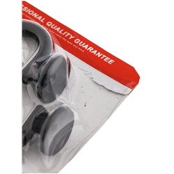 УЦЕНКА Крючок для штор ТУНДРА KS003, однорожковый, цвет черный, 2 шт.