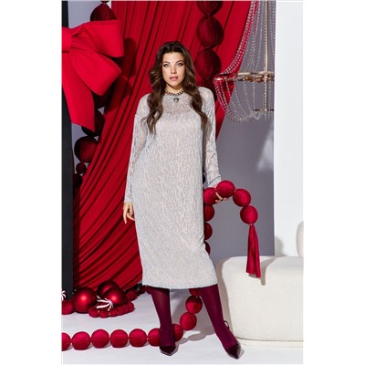 Комбинация, платье Vittoria Queen 27703 серебристый