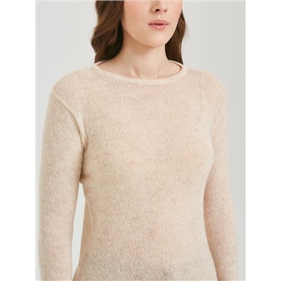 Джемпер вязаный с длинными рукавами