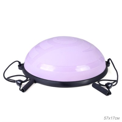Полусфера балансировочная BOSU 58см Woohooo Coils эспандер, насос/ лавандовый/ B58Co-L/ уп5