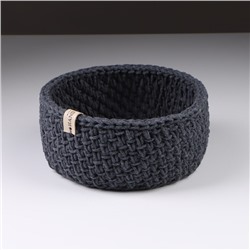 Корзинка "Малышка", 16 х 7,5 см, серый, хлопок