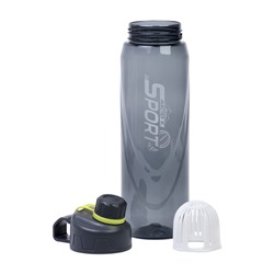 Бутылка для воды SPORT, 1 л, чёрная
