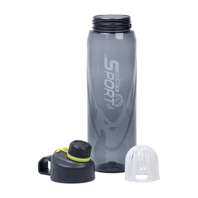 Бутылка для воды SPORT, 1 л, чёрная