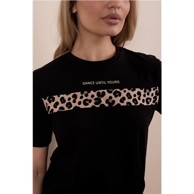 Костюм футболка и шорты  М326047Пчб