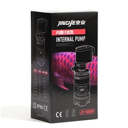 Фильтр внутренний JINGYE JY-1800F,  с импеллером, 500 л/ч, 6 Вт