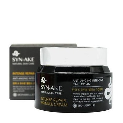 Интенсивный крем против морщин с пептидом змеиного яда Bonibelle Syn-ake Intense Repair Wrinkle Cream