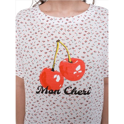 Блузка из муслина с принтом