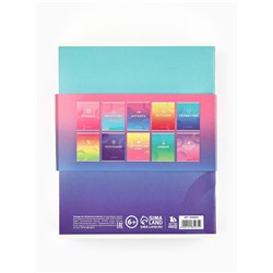 Тетради предметные, 48 л., набор из 10 шт., блок №1, ТВИН лак, уф лак «Градиент»