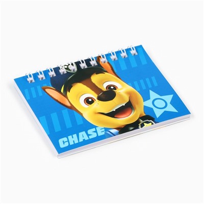 Блокнот А7, 28 л., набор 4 шт., «Щенячий патруль»