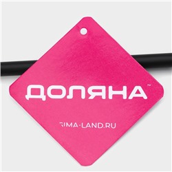 Держатель для полотенец Доляна, на дверцу, чёрный