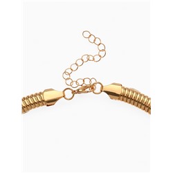 Чокер «Рельеф» узкий, 1 см, цвет золото, 47.5 см