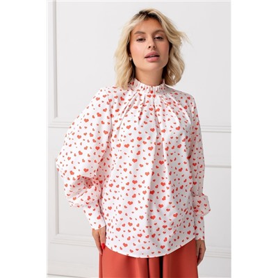 Блузка ТБ-987 сердечки