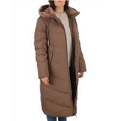 126 BROWN Пальто зимнее женское (200 гр. холлофайбер)