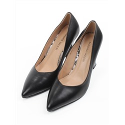 06-HJ-P342 BLACK Туфли женские (натуральная кожа)