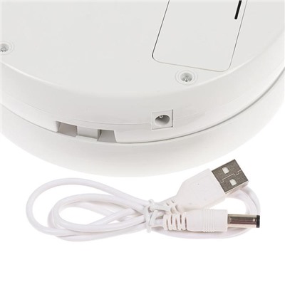 Зеркало Luazon KZ-09, подсветка, настольное, 30×16×16 см, увеличение х 10, USB, белое