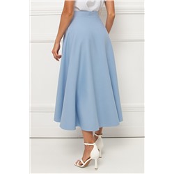 Юбка голубая на запах Эмбер №2