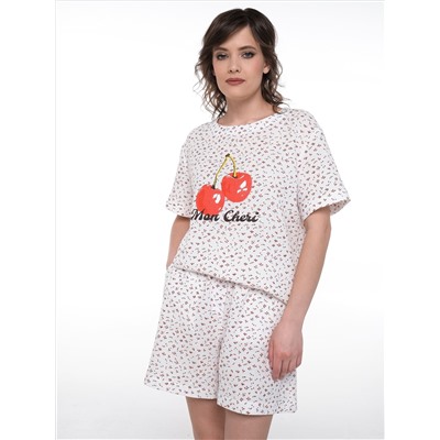 Шорты из муслина с принтом