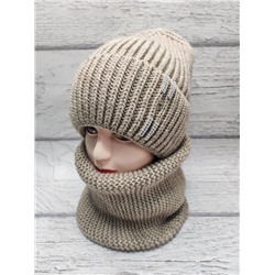 Шапка со снудом женская 105372