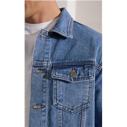 Куртка джинс P011-1336Rus middle blue