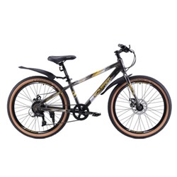 Велосипед 24" рама 13" 8sp COMIRON REBEL ригид чёрный