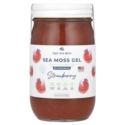 True Sea Moss, Гель с морским мохом, клубника, 453 г (16 жидк. унц.)