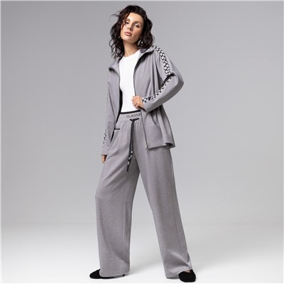 Брюки с карманами спереди, Красота в движении (серые)