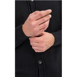 Кардиган мужской однотонный F310-0513 чёрный