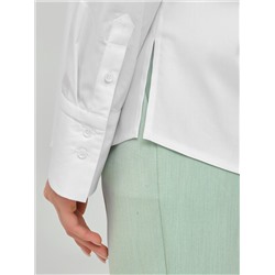 Блузка белая с длинным рукавом