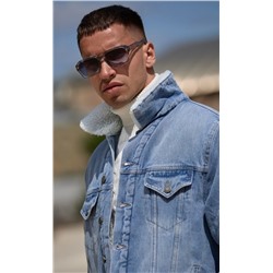 Куртка джинс утепл F021-1370-01W l.blue