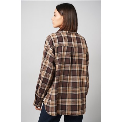 Рубашка женская в клетку Happyfox